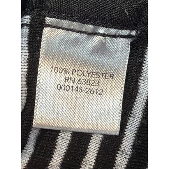 Christopher Banks Black Mini Polka Dot Zip Front Moto Jacket Women's Size XL - Picture 10 of 12